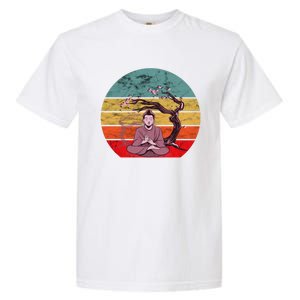 Buddha Buddhist Vajrayana Diwali Shavasana Tra Sunset Cute Gift Garment-Dyed Heavyweight T-Shirt