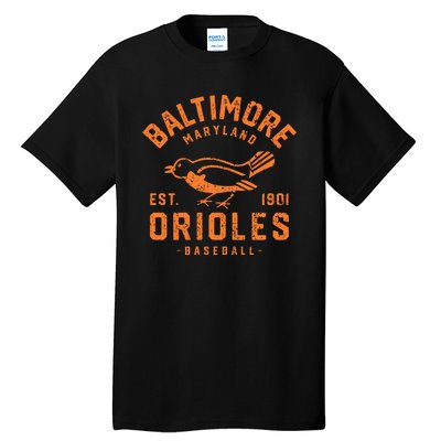 Batimore Baseball Vintage Tall T-Shirt