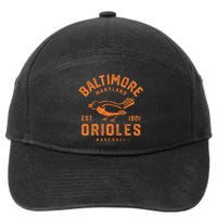 Batimore Baseball Vintage 7-Panel Snapback Hat