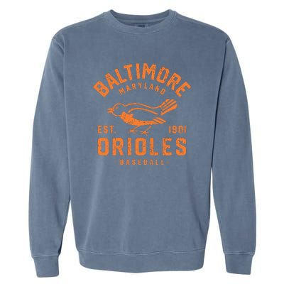 Batimore Baseball Vintage Garment-Dyed Sweatshirt