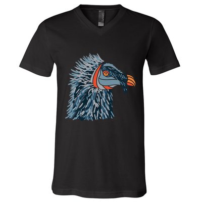 Bartgeier Bearded Vulture Ossifrage LäMmergeier V-Neck T-Shirt