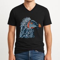 Bartgeier Bearded Vulture Ossifrage LäMmergeier V-Neck T-Shirt
