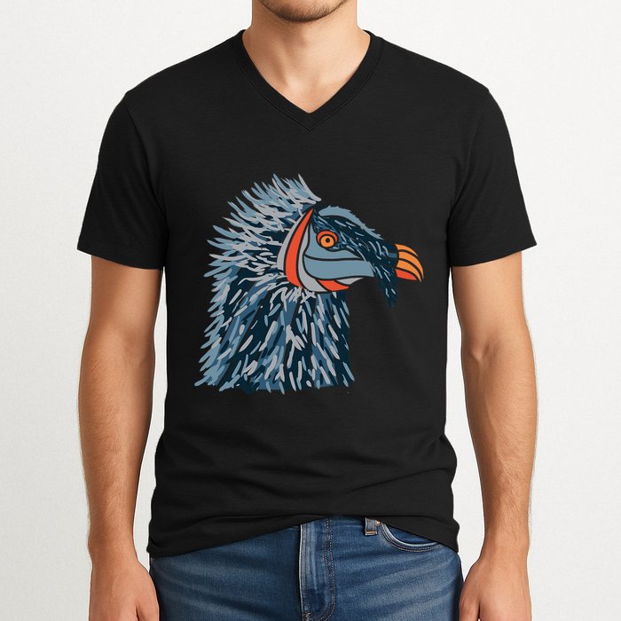 Bartgeier Bearded Vulture Ossifrage LäMmergeier V-Neck T-Shirt