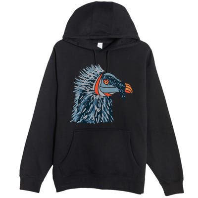 Bartgeier Bearded Vulture Ossifrage LäMmergeier Premium Pullover Hoodie