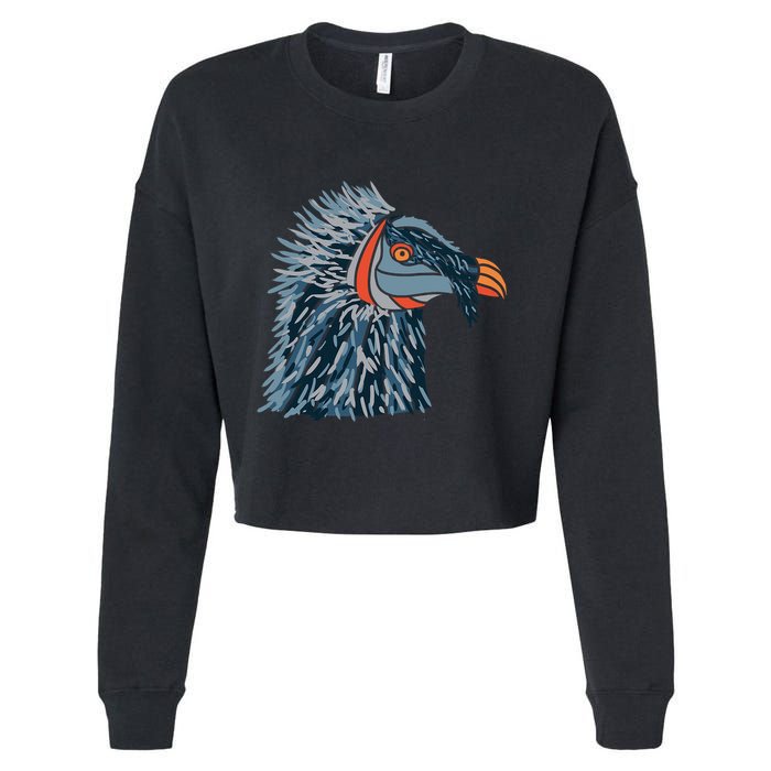 Bartgeier Bearded Vulture Ossifrage LäMmergeier Cropped Pullover Crew