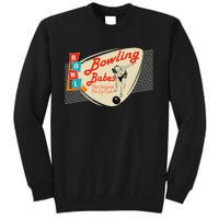 Bowling Babes Vintage Retro Matching Bowling Team Tall Sweatshirt