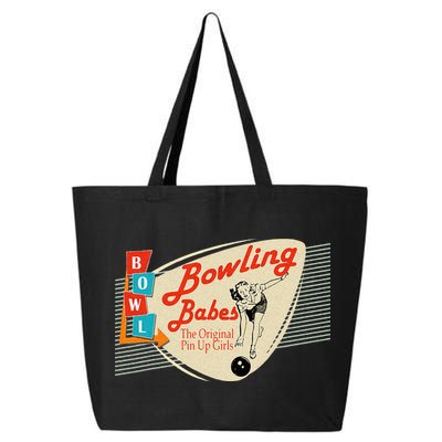 Bowling Babes Vintage Retro Matching Bowling Team 25L Jumbo Tote
