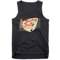 Bowling Babes Vintage Retro Matching Bowling Team Tank Top