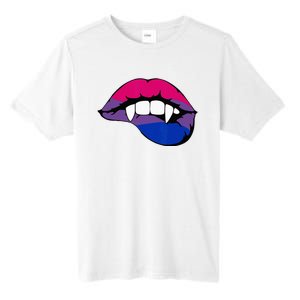 Bisexual Bi Vampire Lips Fangs Costume Easy Halloween Gifts Tall Fusion ChromaSoft Performance T-Shirt