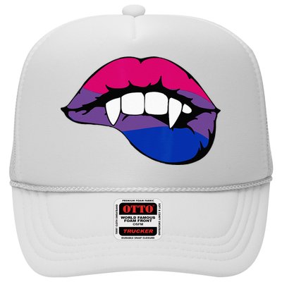 Bisexual Bi Vampire Lips Fangs Costume Easy Halloween Gifts Trucker Hat