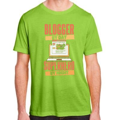 Blog Blogging Vlogging Content Creator Vlogger Blogger Adult ChromaSoft Performance T-Shirt