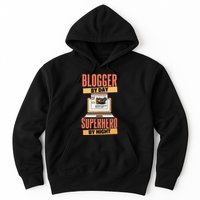 Blog Blogging Vlogging Content Creator Vlogger Blogger Hoodie