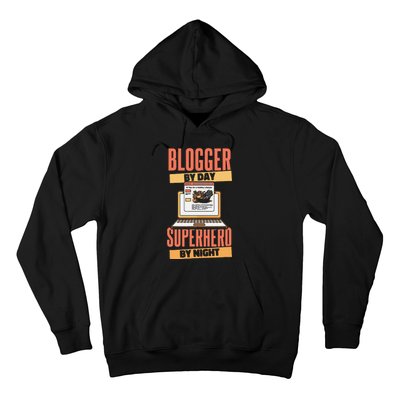 Blog Blogging Vlogging Content Creator Vlogger Blogger Hoodie