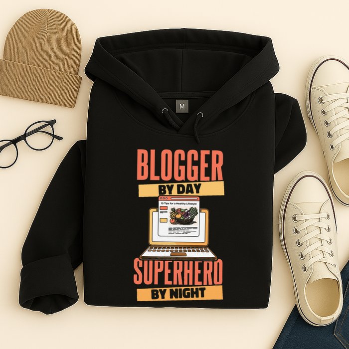 Blog Blogging Vlogging Content Creator Vlogger Blogger Hoodie