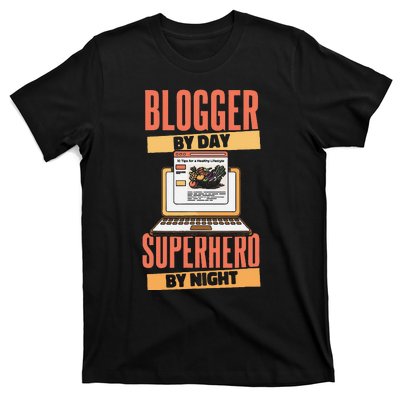 Blog Blogging Vlogging Content Creator Vlogger Blogger T-Shirt