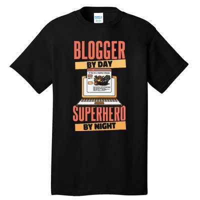 Blog Blogging Vlogging Content Creator Vlogger Blogger Tall T-Shirt