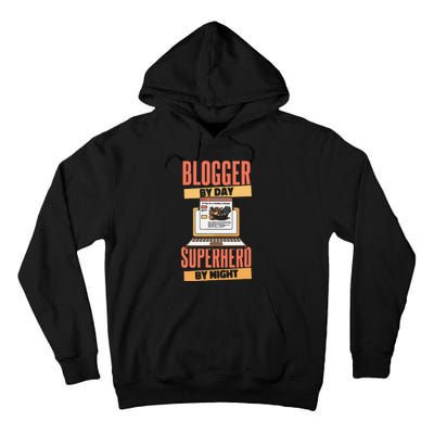 Blog Blogging Vlogging Content Creator Vlogger Blogger Tall Hoodie