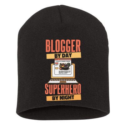 Blog Blogging Vlogging Content Creator Vlogger Blogger Short Acrylic Beanie