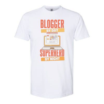 Blog Blogging Vlogging Content Creator Vlogger Blogger Softstyle® CVC T-Shirt