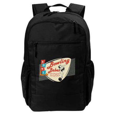 Bowling Babes Vintage Retro Matching Bowling Team Backpack