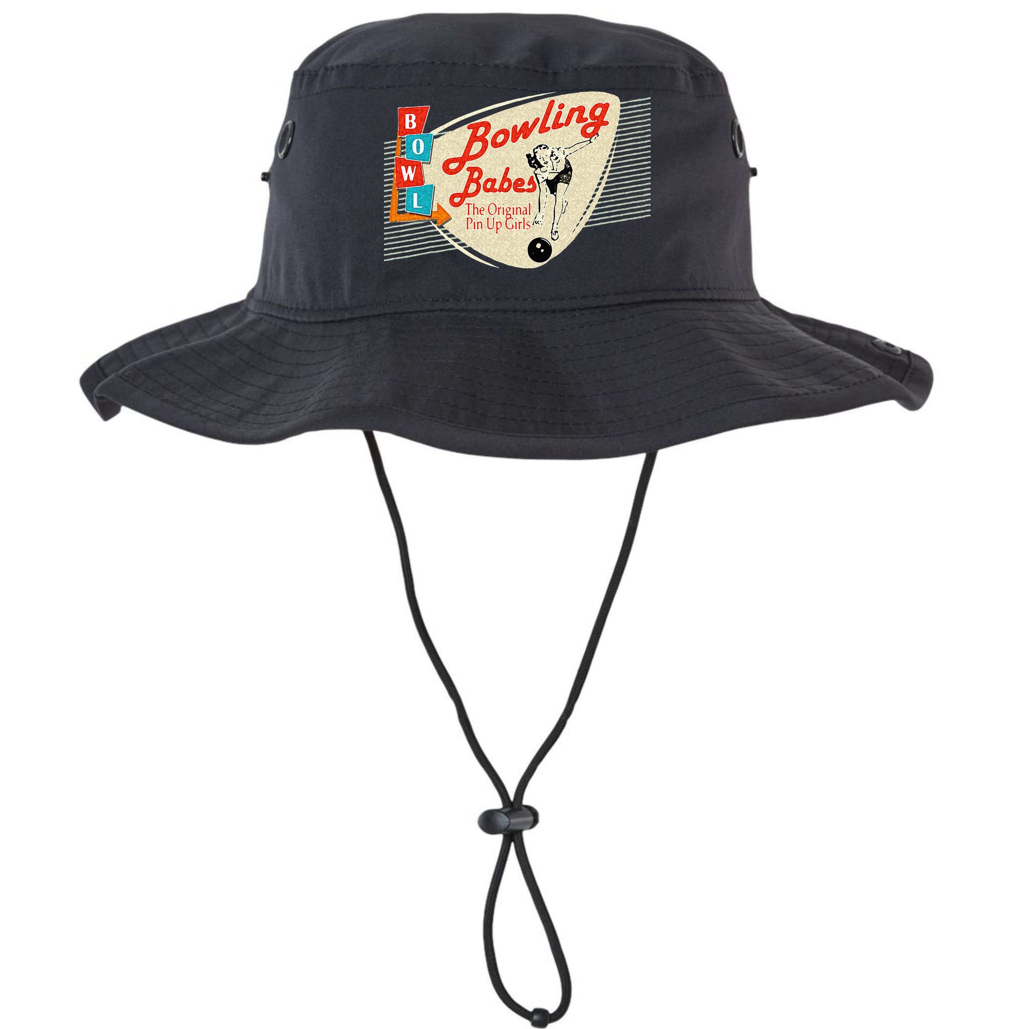 Bowling Babes Vintage Retro Matching Bowling Team Bucket Hat