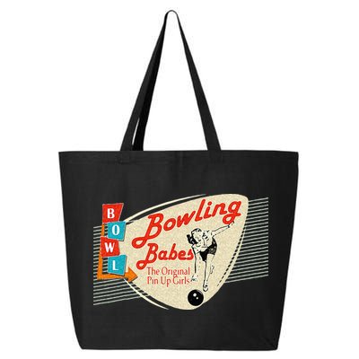 Bowling Babes Vintage Retro Matching Bowling Team 25L Jumbo Tote