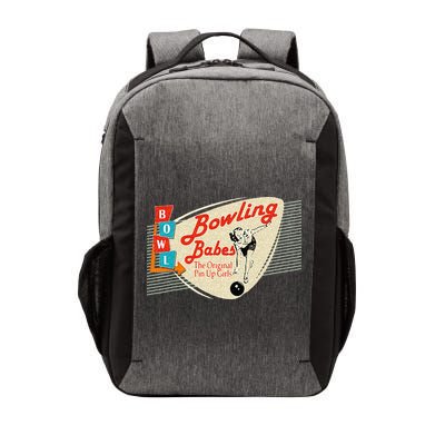 Bowling Babes Vintage Retro Matching Bowling Team Vector Backpack