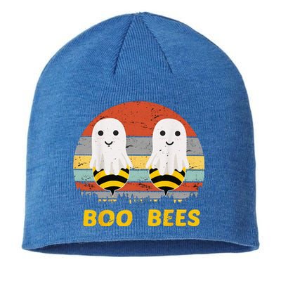 Boo Bees Vintage Halloween Vintage Boo Bees Funny Sustainable Beanie