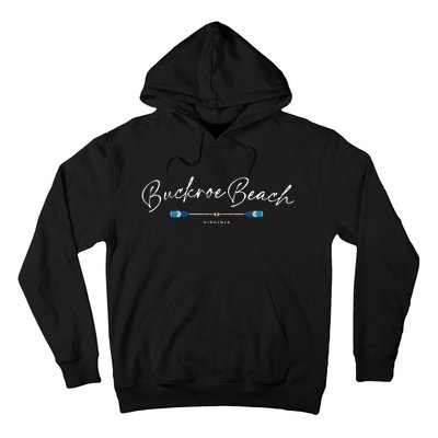 Buckroe Beach Virginia Oars Graphic Hoodie