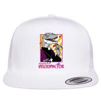 Bless By Velocipastor Cool Dinosaur Parish Priest Flat Bill Trucker Hat