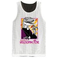 Bless By Velocipastor Cool Dinosaur Parish Priest Mesh Reversible Basketball Jersey Tank