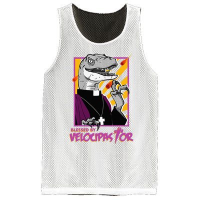 Bless By Velocipastor Cool Dinosaur Parish Priest Mesh Reversible Basketball Jersey Tank