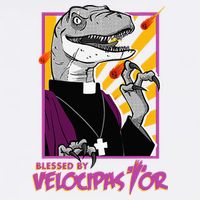 Bless By Velocipastor Cool Dinosaur Parish Priest Mesh Reversible Basketball Jersey Tank