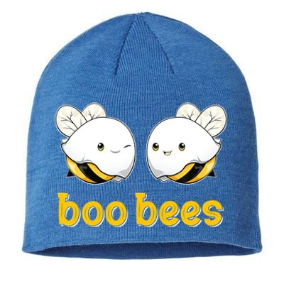 Boo Bees Vintage Ghosts Boo Beekeeper Halloween For Couples Gift Sustainable Beanie