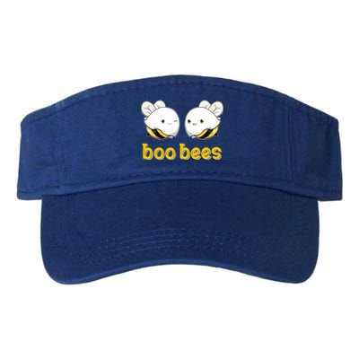 Boo Bees Vintage Ghosts Boo Beekeeper Halloween For Couples Gift Valucap Bio-Washed Visor