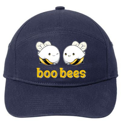 Boo Bees Vintage Ghosts Boo Beekeeper Halloween For Couples Gift 7-Panel Snapback Hat