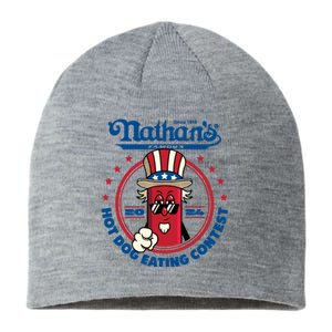 Badlands Booker Wearing 2024 Hot Dog Eating Contest Limited Sustainable Beanie