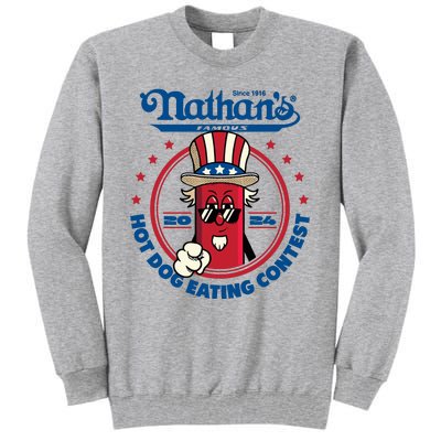 Badlands Booker Wearing 2024 Hot Dog Eating Contest Limited Tall Sweatshirt