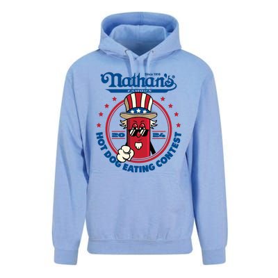 Badlands Booker Wearing 2024 Hot Dog Eating Contest Limited Unisex Surf Hoodie