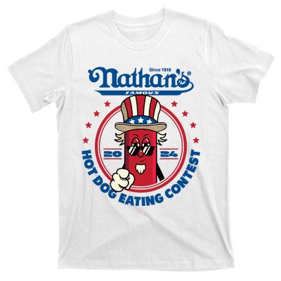 Badlands Booker Wearing 2024 Hot Dog Eating Contest Limited T-Shirt