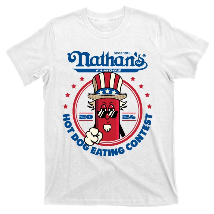 Badlands Booker Wearing 2024 Hot Dog Eating Contest Limited T-Shirt