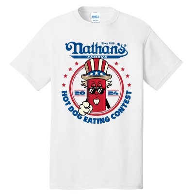 Badlands Booker Wearing 2024 Hot Dog Eating Contest Limited Tall T-Shirt