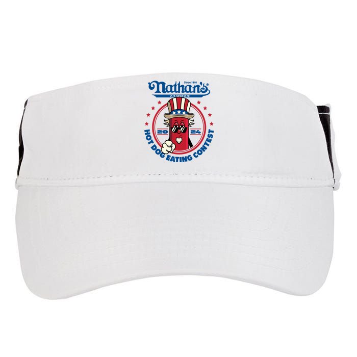 Badlands Booker Wearing 2024 Hot Dog Eating Contest Limited Adult Drive Performance Visor