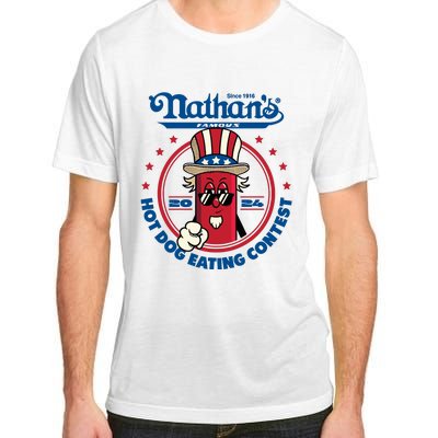 Badlands Booker Wearing 2024 Hot Dog Eating Contest Limited Adult ChromaSoft Performance T-Shirt