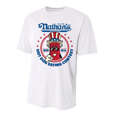 Badlands Booker Wearing 2024 Hot Dog Eating Contest Limited Performance Sprint T-Shirt