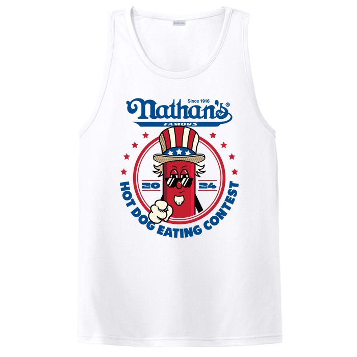 Badlands Booker Wearing 2024 Hot Dog Eating Contest Limited PosiCharge Competitor Tank