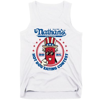 Badlands Booker Wearing 2024 Hot Dog Eating Contest Limited Tank Top