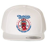 Badlands Booker Wearing 2024 Hot Dog Eating Contest Limited Wool Snapback Cap