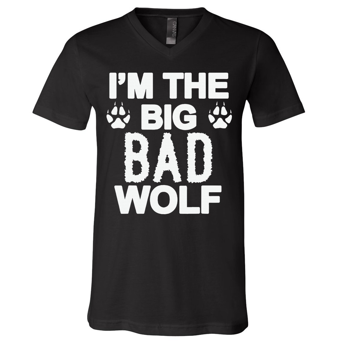 Big Bad Werewolf Wolf Lover Dog V-Neck T-Shirt