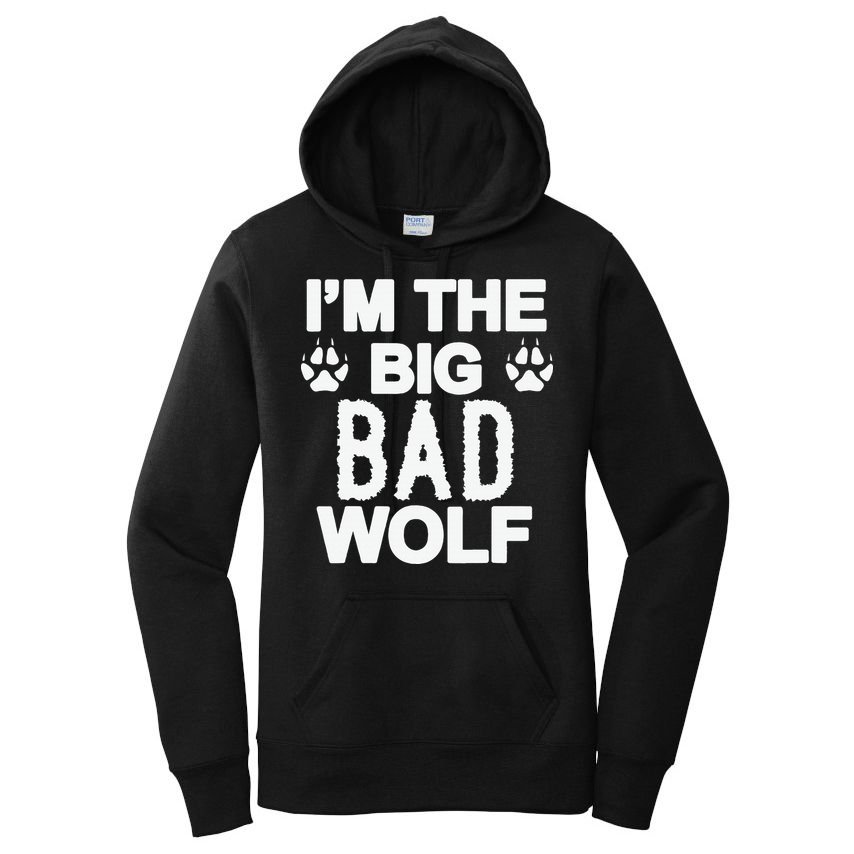 Big Bad Werewolf Wolf Lover Dog Women's Pullover Hoodie